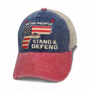 We The People Stand & Defend Mesh Cap Hat - NEW